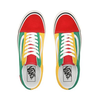 Vans Anaheim Factory Old Skool 36 DX - Erkek Spor Ayakkabı (Kırmızı)
